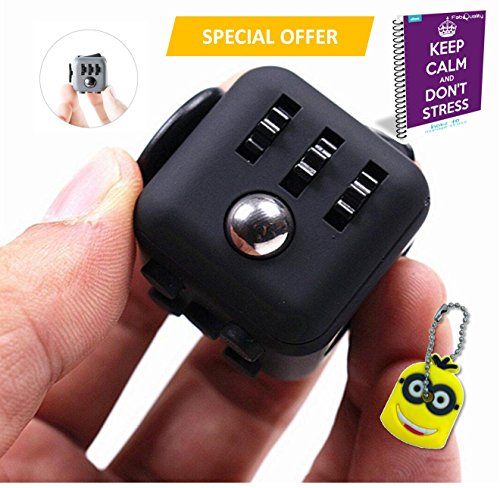Fidget cube anxiety attention toy with bonus ebook incl…