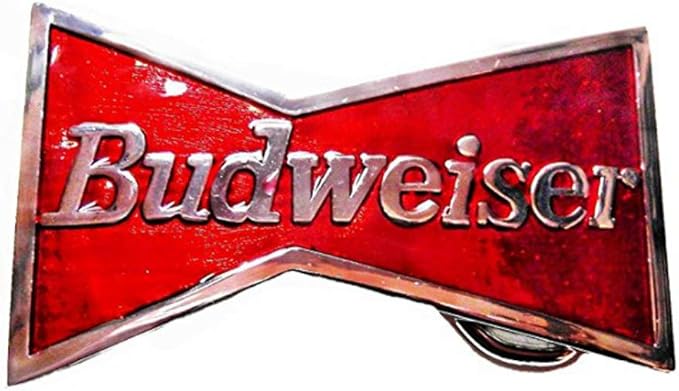 budweiser belt buckle