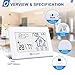 DIGOO Weather Stations Wireless Indoor Outdoor Thermometer Digital Hygrometer with Wireless Sensor, Temperature and Humidity Monitor, Weather Forecast Icon, Time & Date, Backlight