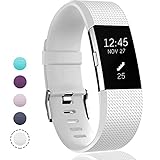 GEAK Replacement Bands for Fitbit Charge 2, Fitbit Charge2 Wristbands,Small White