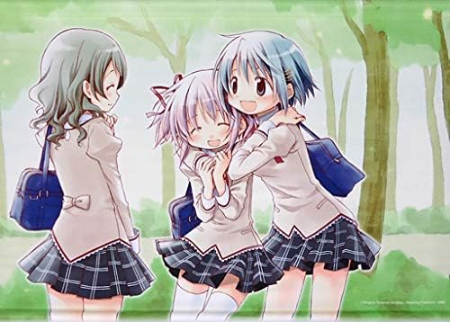 Amazon 蒼樹うめ展 まどか さやか 仁美 木立 B2タペストリー 魔法少女まどか マギカ アニメ 萌えグッズ 通販