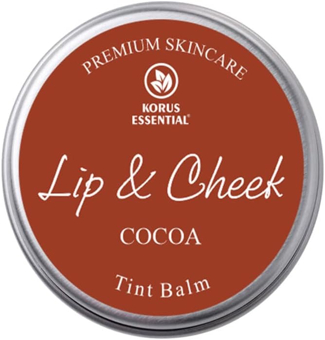 KORUS ESSENTIAL Cocoa Lip & Cheek Tint Balm 8 Grams Brown Tint Hydrating