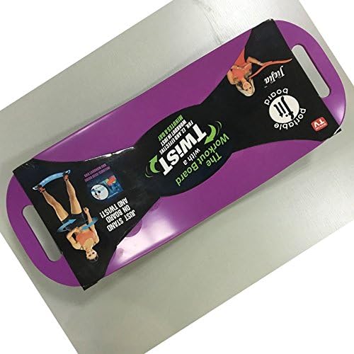 New Simply Fit Board Abs Legs Core Workout Balance Exercise Twist Shark Tank with DVD As Seen on TV (Purple)