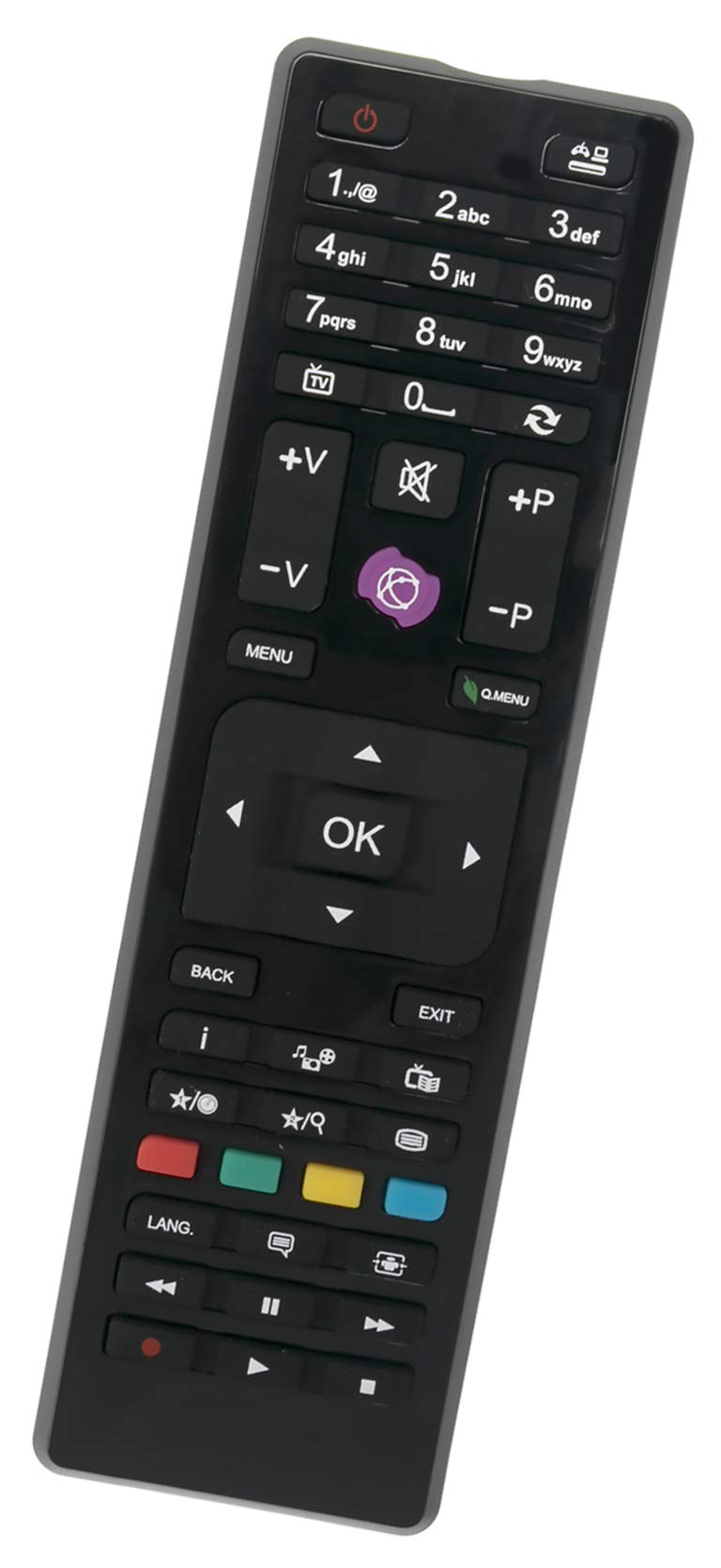 ALLIMITY RC-4875 Remote Control Replacement for Telefunken TV 32DH5015 D32H125N3 D32H283M3CW D32H285X4CW D39F265R3C D39F275N3C D40F272A3 L22F272K4V L28H275F3 TE24282B30C10E