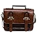 ECOSUSI Women Faux Leather Vintage Small Satchel Bag Crossbody Purse