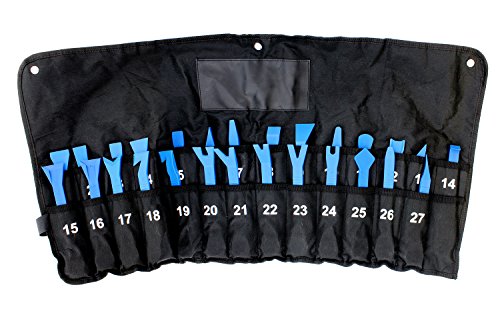 ABN Automotive Trim and Panel Removal Tool Kit 27-Piece Set â€“ Universal Vehicle Scrapers for Car, Truck, SUV, Bike