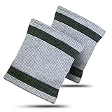 Carpal Tunnel Syndrome Wrist Support Compression Sleeve (Pair, One Size Fits All) Bamboo Charcoal Moisture Wicking Brace For Arthritis, Tendonitis Relief For Mouse & Keyboard Pain