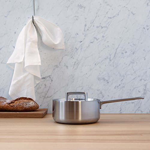 BergHOFF RON 18/10 Stainless Steel Covered Saucepan 7" 2.1 qt. Silver
