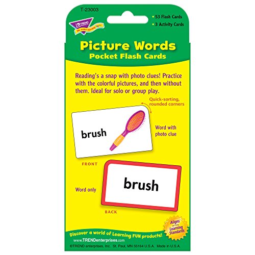 Picture Words Pocket Flash Cards