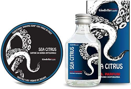 Goodfellas Smile Sea Citrus Shaving Soap and Aftershave Twin Pack