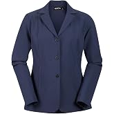 Kerrits Women's Equestrian Stretch Competitor Coat | 3-Snap, Stain and Weather Resistant, Breathable, Lightweight, English Horse Show Jacket, Machine Wash