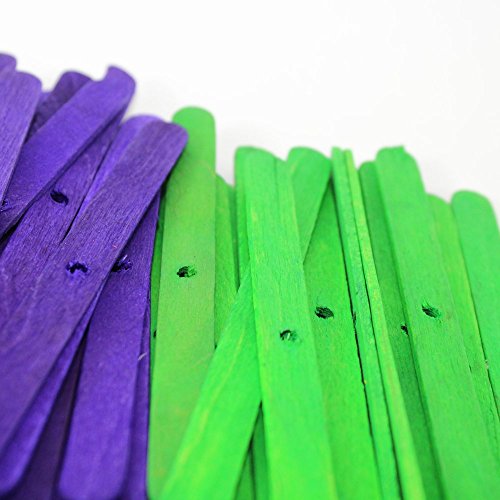 Beakaroos Popsicle Sticks Bird Toy Kit for Small/Medium Birds - 200-Pack Parakeet Cockatiel Conure Parrotlet Lovebird Shredder - 1012 Popsicle Stick 200 Pack
