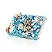 iPhone 5 Case,iPhone 5S Case,iPhone SE Case, Mavis's Diary 3D Handmade Luxury Colorful Bling Crystal Rhinestone Diamond Starfish and Shell Design Hard Cover Clear Case with Soft Clean Cloth (Mermaid)