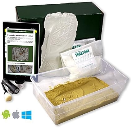 Amazon Com Crime Scene Forensic Science Kit Footprint Casting Activity Pack Toys Games