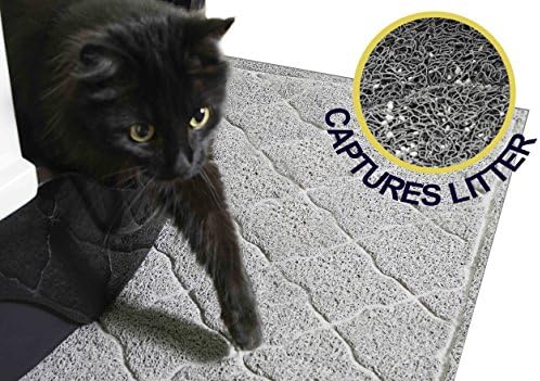 AMZ Emp Large Cat Litter Mat - 35" x 23" - Soft Scatter Control Rug -Durable - Non-toxic