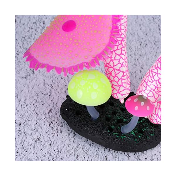 POPETPOP Acquario Decorazioni di Corallo Incandescente Artificiale Pianta di Corallo Ornamenti di Barriera Corallina per…