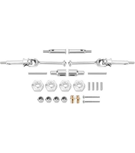 Eje Trasero De Aluminio Hexagonal Para Losi Mini-T 2.0 - Pieza De Repuesto/mejora LOS312004
