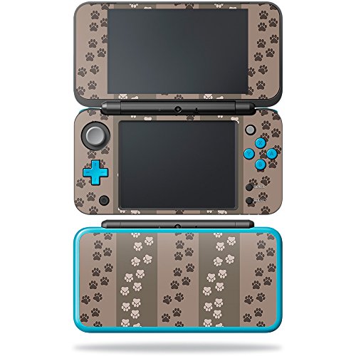 MightySkins Skin Compatible with Nintendo New 2DS XL - Paw Prints | Protective,…