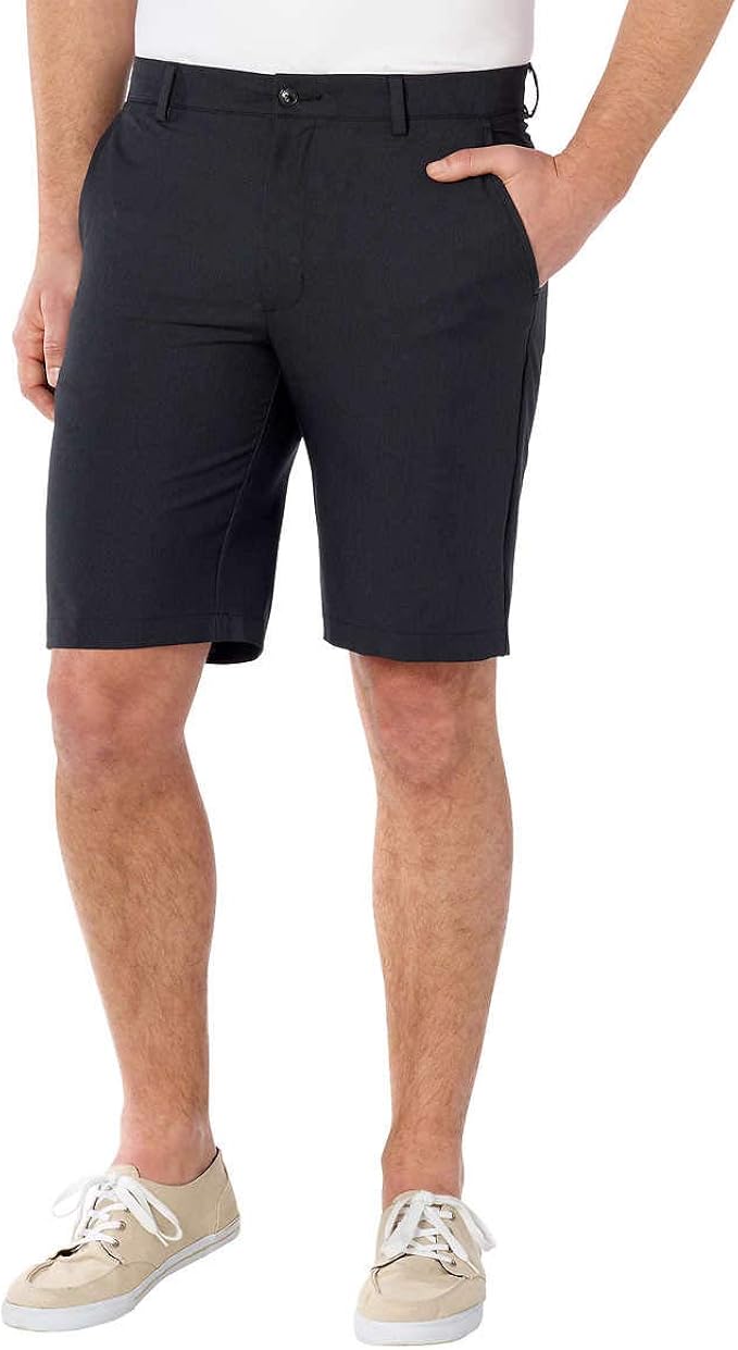 Amazon.com : Greg Norman ML75 Luxury Microfiber Ultimate Travel Golf Shorts (Black Grey 