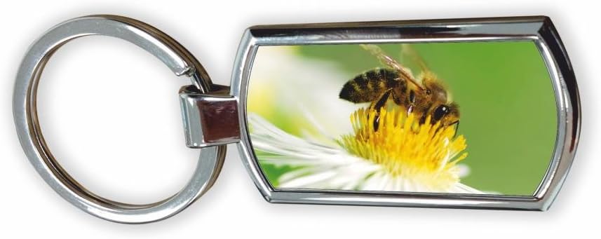 The Lazy Cow Bee CHROME KEYRING (in presentation box) Image #5