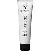Mad Rabbit Defend Tattoo Sunscreen- SPF 30 100mL Tube- Mineral Sunscreen Lotion - Tattoo Fade Protection and Moisturizer, Anti-Aging Formula