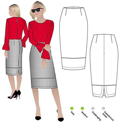 Style Arc Sewing Pattern - Agatha Woven Skirt (Sizes 04-16)