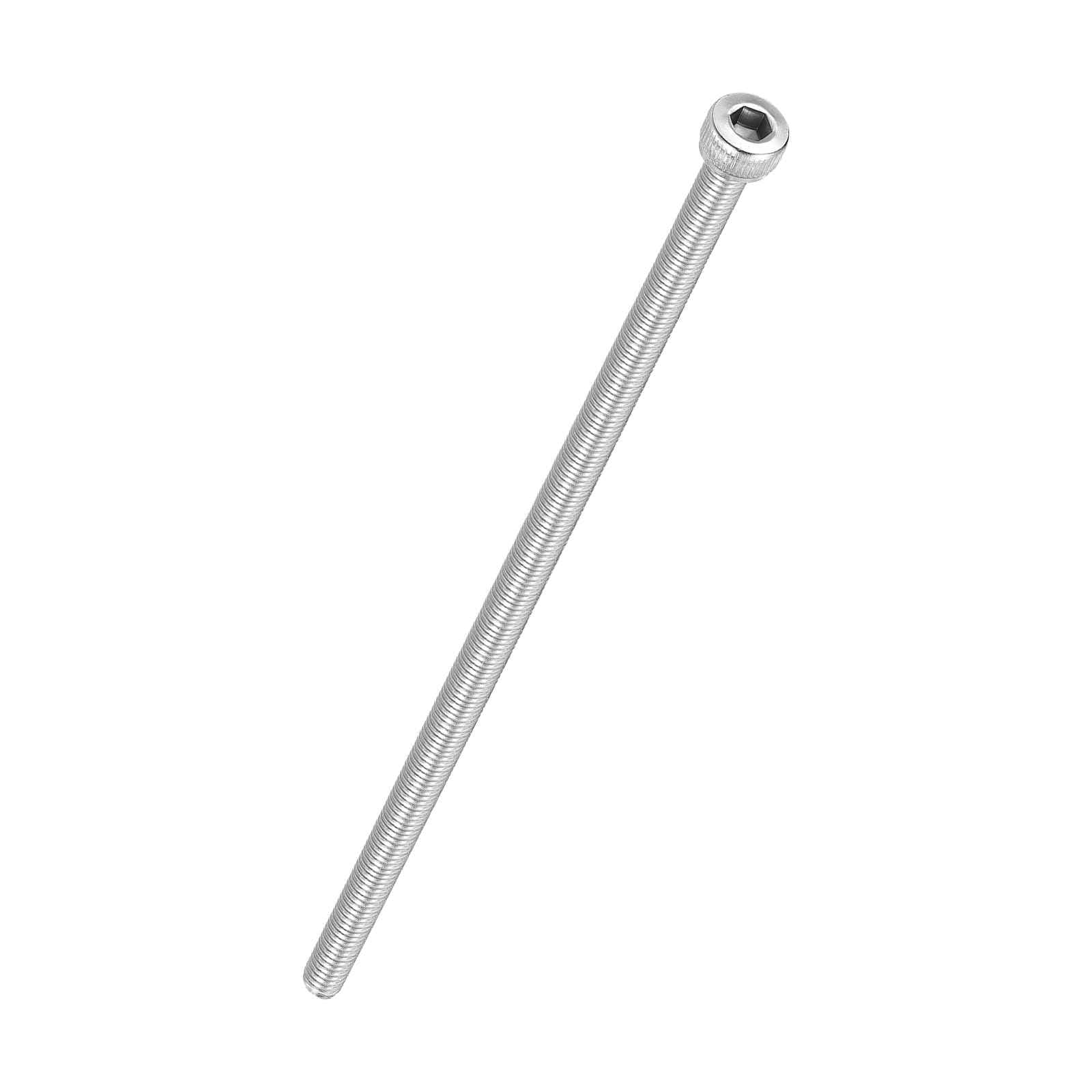 Kozelo 4pcs Socket Head Cap Screws - [M4-0.7 x 160mm] 304 Stainless Steel Allen Socket Drive for Electrical Motor 3D Printing Fan Engine Replacement Use, Silver — image 1