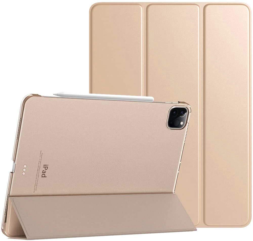 DataClout Smart Magnetic Case for Apple iPad Pro 11 (2020/2018) with Auto Sleep/Wake function (Gold)