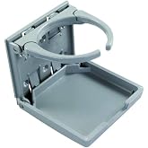 JR Products 45622 Gray Adjustable Cup Holder