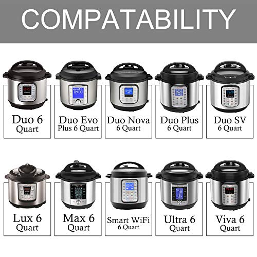 Silicone Sealing Ring for 6 Qt, Replacement Seal Gasket for Instant Pot