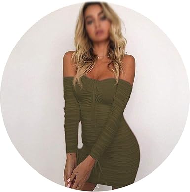 khaki bandage dress
