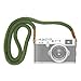 VKO Soft Cotton Camera Neck Strap,Shoulder Strap Compatible for Sony A6000 A6300 A6500 A5100 A5000 RXIR II RX10 X100F X-T20 X-T2 X70 X-Pro2 X-E3 X-E2 X30 XQ2 X100 X100S X100T Camera Green