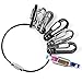 20pcs Wire Keychains, SENHAI Key Ring 2mm 4 Inches Cable Loops Stainless Steel Gear for Hanging Luggage Tag, Keyrings and ID Tag Keepers