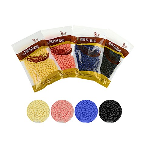 BEQOOL Hair Removal kit Wax Warmer Hard Wax Waxing Kit Wax Melts, Wax machine/Wax Electric+ 4 Flavors Hard Wax Beans + 2 mask sticks&12 Wax Applicator Sticks - Thumbnail 6