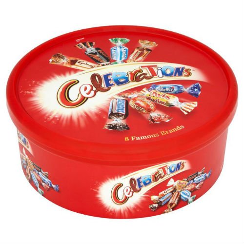 Celebrations chirstmas Tub 650g case of 2 Amazon.co.uk Grocery
