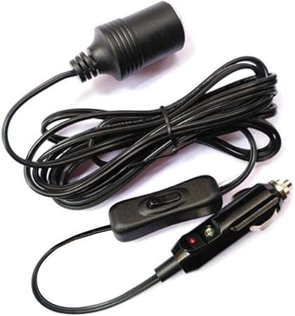 Amazon Co Jp シガレットライター延長ケーブルコード 12v高耐久ポータブルアダプターソケットプラグ3m 自動車充電器 Dc電源ワイヤー 車用シガレットライターソケット スプリッタ延長コード アウトドアキャンプt用 車 バイク