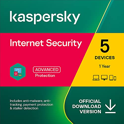 Kaspersky Internet Security 2022 | 5 Devices | 1