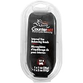 Counteract KIT-B Motorcycle Do It Yourself Tire/Wheel Balancing Beads Kit - (1) 1oz (1) 2oz DIY Bead Bags, (2) Valve Caps and Cores, (1) Core Remover, Injector Bottle