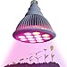Santaro 36W LED Grow Light Bulb 6000lux 3 Bands Plant Lights Bulbs for Indoor Plant & Hydroponics, LED Plant Grow Lights for Greenhouse and Garden Seeding/Bloom/Fruiting (E27,1 Pack)