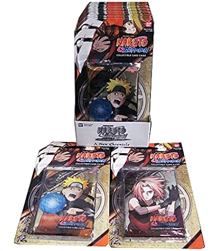 Amazon.com: Naruto Approaching Wind TCG Blister Booster Pack Box