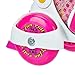 Roller Derby Girl's Fun Roll Adjustable Roller Skate, Medium(11-2)