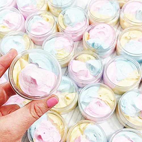 Unicorn party favors. Unicorn Kisses Whipped Body Butter Lotion. Moisturizing Hand Cream