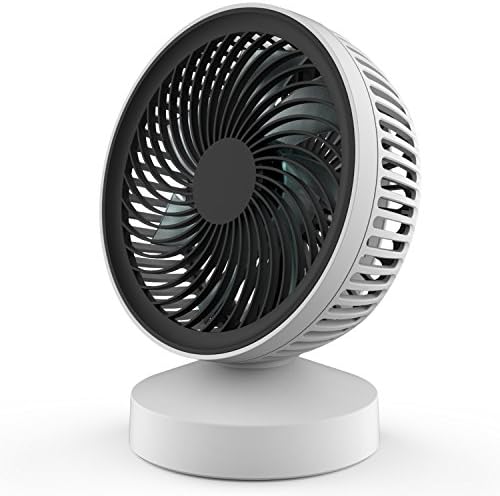 Table Fan, Yaletu Desk Personal Fan USB Power Ideal for Office Home Tablet Computer Travel Users and Sleeping