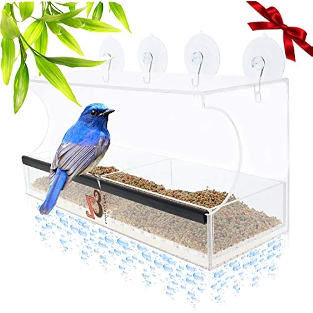 Window Bird Feeders Outside Come 2 Way Mirror Film 5 Strong