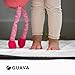 Guava Lotus Travel Crib Sheet | Plush Quilted Fitted Sheet with Manufacturer-Approved Fit | Soft and Breathable Crib Sheet for Your Baby's Comfort | Unisex Sheet for Infants and Toddlers