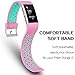 SKYLET for Fitbit Charge 2 Bands, Soft Breathable Replacement Bands for Fitbit Charge 2 Bracelet with Secure Watch Clasp (No Tracker)[Small, 10 Pack]