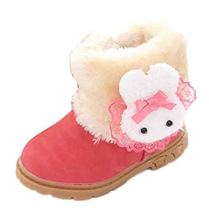 Amazoncom Gbsell Cute Baby Toddler Girl Winter Warm Rabbit Boot