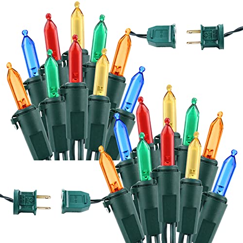 Brizled Multicolor Christmas Lights Connectable