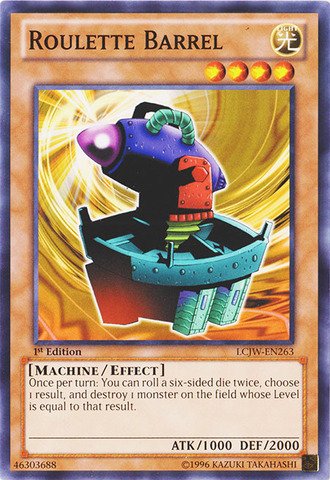 Yu-Gi-Oh! - Roulette Barrel (LCJW-EN263) - Legendary Collection 4: Joey's World - 1st Edition - Common