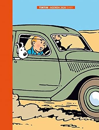 Amazon Com Moulinsart 2020 Office Diary Agenda Tintin And Cars 15x21cm 24436 Furniture Decor
